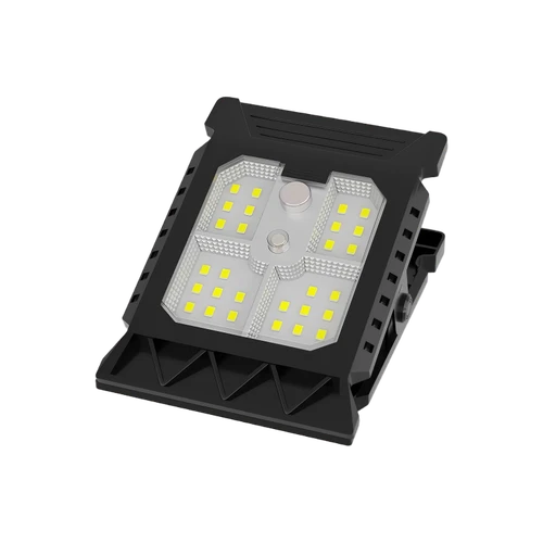 WEILU Solar-Powered LED Camping Light, Outdoor Lantern, Wall-Mounted Solar Light with Motion Sensor